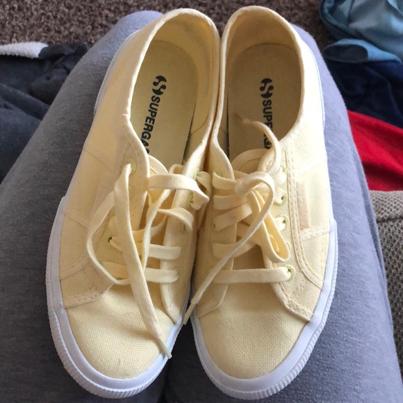 Superga Shoes - Superga Pale Yellow